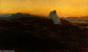 Christ In The Wilderness — Briton Rivière