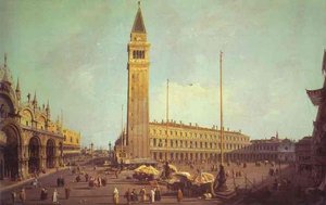 Plaza De San Marcos - Mirando Al Sudoeste — Giovanni Antonio Canal