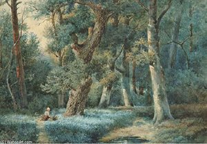 Gathering Wood In The Forest — Jan Evert Morel