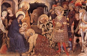 L'adoration Des Mages (détail) — Gentile Da Fabriano