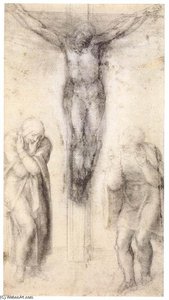 Michelangelo Buonarroti: Cristo No Calvário Com Maria E São João — Michelangelo Buonarroti