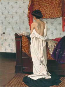 Interior, Nude Seen From Behind — Félix Vallotton