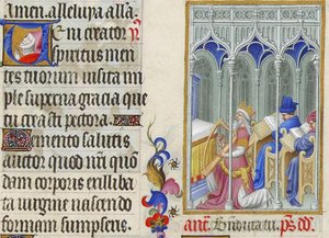 David Plays The Harp — Limbourg Brothers