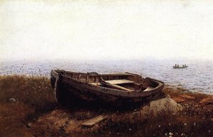 The Old Boat (also Known As The Abandoned Skiff) — Frederic Edwin Church