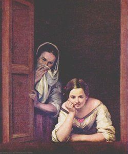 Una Joven Y Su Duenna — Bartolomé Esteban Murillo