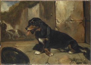 Chien Basset — Alexandre Gabriel Decamps