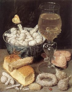 Still-life With Bread And Confectionary — Georg Flegel
