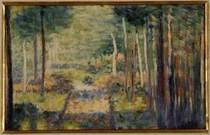 Alley In The Forest, Barbizon — Georges Seurat