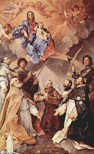 Madonna Enthroned With Saints — Reni Guido (le Guide)
