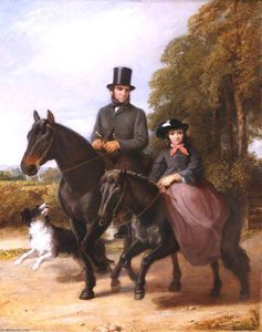 George Ward, And His Daughter Fanny Riding — Richard Buckner