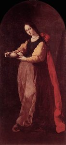 Santa Agueda — Francisco De Zurbarán