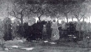 Tuilleries Gardens, Paris, (painting) — Julius Rolshoven