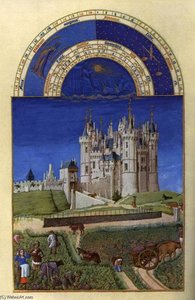Les Très Riches Heures Du Duc De Berry: Septembre (september) — ლიმბურგის ძმები