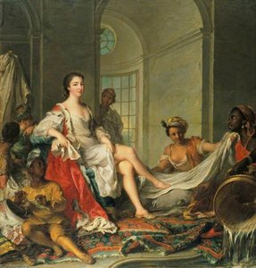 Mademoiselle De Clermont 'en Sultane' — Marc Nattier