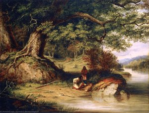 The Hunters — Cornelius David Krieghoff