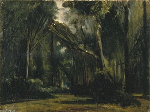 Landscape In The Forest At Compiègne — Paul Huet