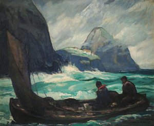 Running The Breakers — George Elmer Browne