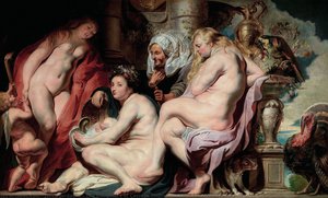 The Daughters Of Cecrops Finding The Child Erichthonius — Jacob Jordaens