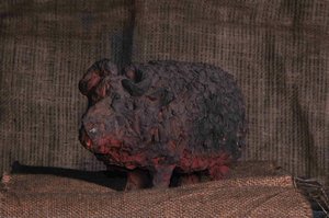 Clay Sculpture Of A Ram — Edward S. Njenga