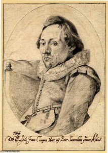 Portrait Of The Painter Pieter Saenredam — Jacob Van Campen