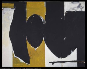 Elegy To The Spanish Republic 132 — Robert Motherwell