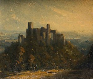 Castle Ruins On A Mound — Joseph Alfonso Toft