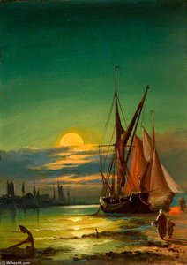 Harbour Scene — John Wilson Carmichael