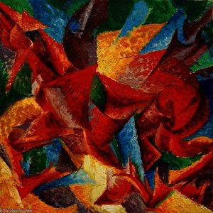 Dimensional Shapes Of A Horse — Umberto Boccioni