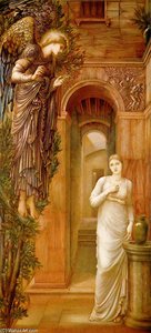 The Annnciation — Edward Coley Burne-jones