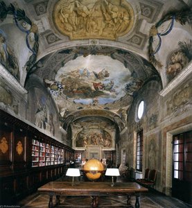 View Of The Library — Domenico Maria Canuti