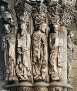 Portico De La Gloria (detail) — Master Mateo