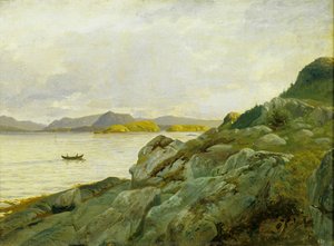 From Stord Island - The Entry To The Hardanger Fjord — Johan Martin Nielssen