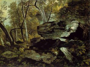 Study From Nature. Rocks And Trees — Asher Brown Durand