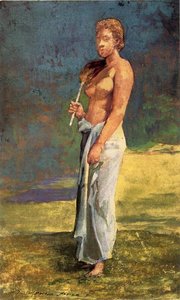 A Samoan Lady — John La Farge