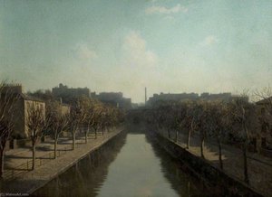 Regent's Canal, Maida Vale, London — Algernon Cecil Newton