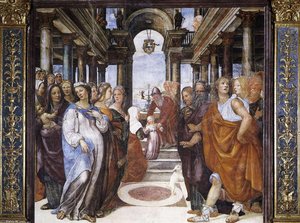 The Presentation Of The Virgin In The Temple — Il Sodoma (giovanni Antonio Bazzi)