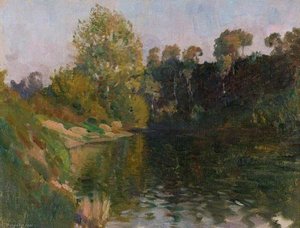 The Wye At Belmont, Herefordshire — Brian Hatton