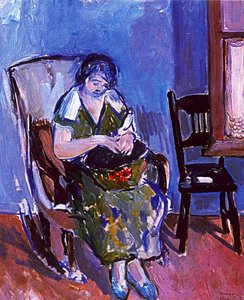 Girl Sewing — Josep Mompou Dencausse