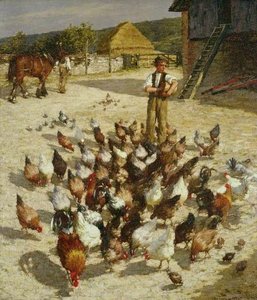 A Sussex Farm — Henry Herbert La Thangue