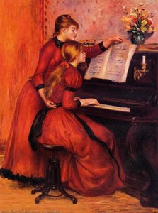 Le Son De Piano — Pierre-auguste Renoir