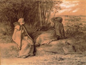 Pastori Seduti All'ombra — Jean-françois Millet