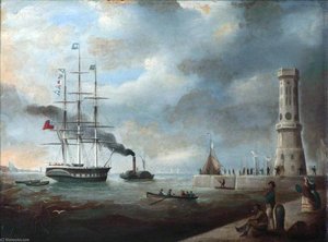 View On The Mersey With Victoria Tower — 사무엘 월터스