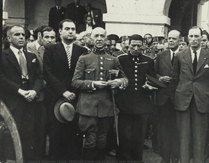 Military Funeral Led By General José Aranguren Roldán — Agustín Centelles I Osso