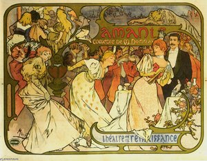 Amants — Alphonse Mucha