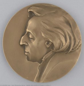 Medal With Profile Of Chopin\n\nview 1
