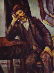 El Fumeur De Pipe Accoudé — Paul Cézanne