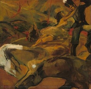 Circus Rider (bleecker Street Tavern Mural) — Franz Kline