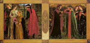 La Salutation De Béatrice — Dante Gabriel Rossetti