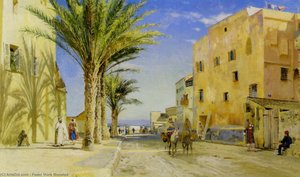 Street In Algiers — Peder Mørk Mønsted