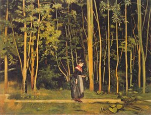 Walking At The Forest Edge — Ferdinand Hodler